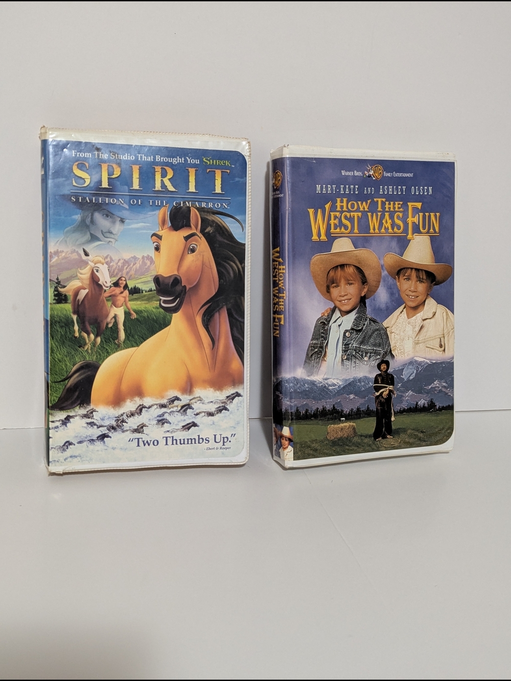 2 Vintage Family VHS Tapes Bundle | Spirit Stallion of the Cimarron